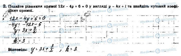 ГДЗ Геометрія 9 клас сторінка 2