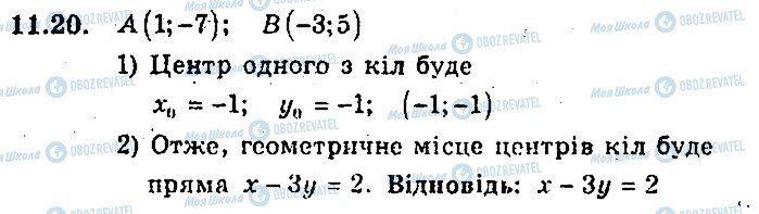 ГДЗ Геометрія 9 клас сторінка 20