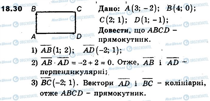 ГДЗ Геометрія 9 клас сторінка 30