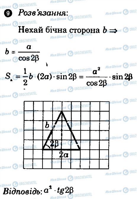 ГДЗ Геометрія 9 клас сторінка В2
