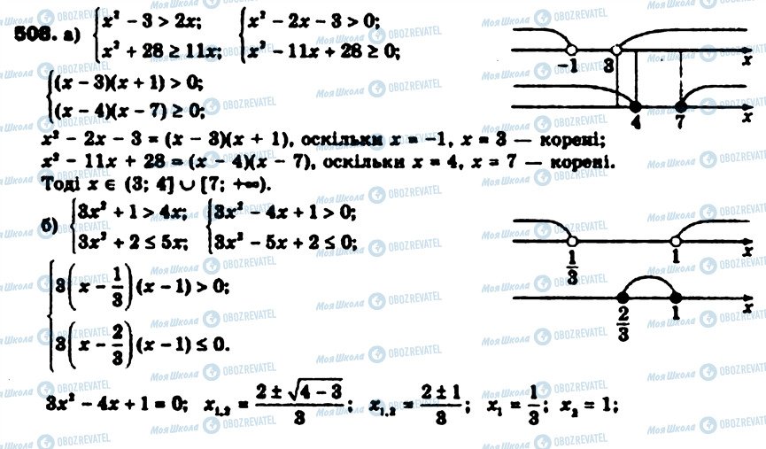 ГДЗ Алгебра 9 класс страница 508