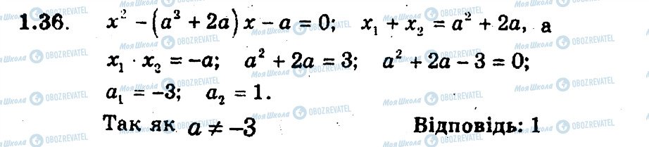 ГДЗ Алгебра 9 клас сторінка 36
