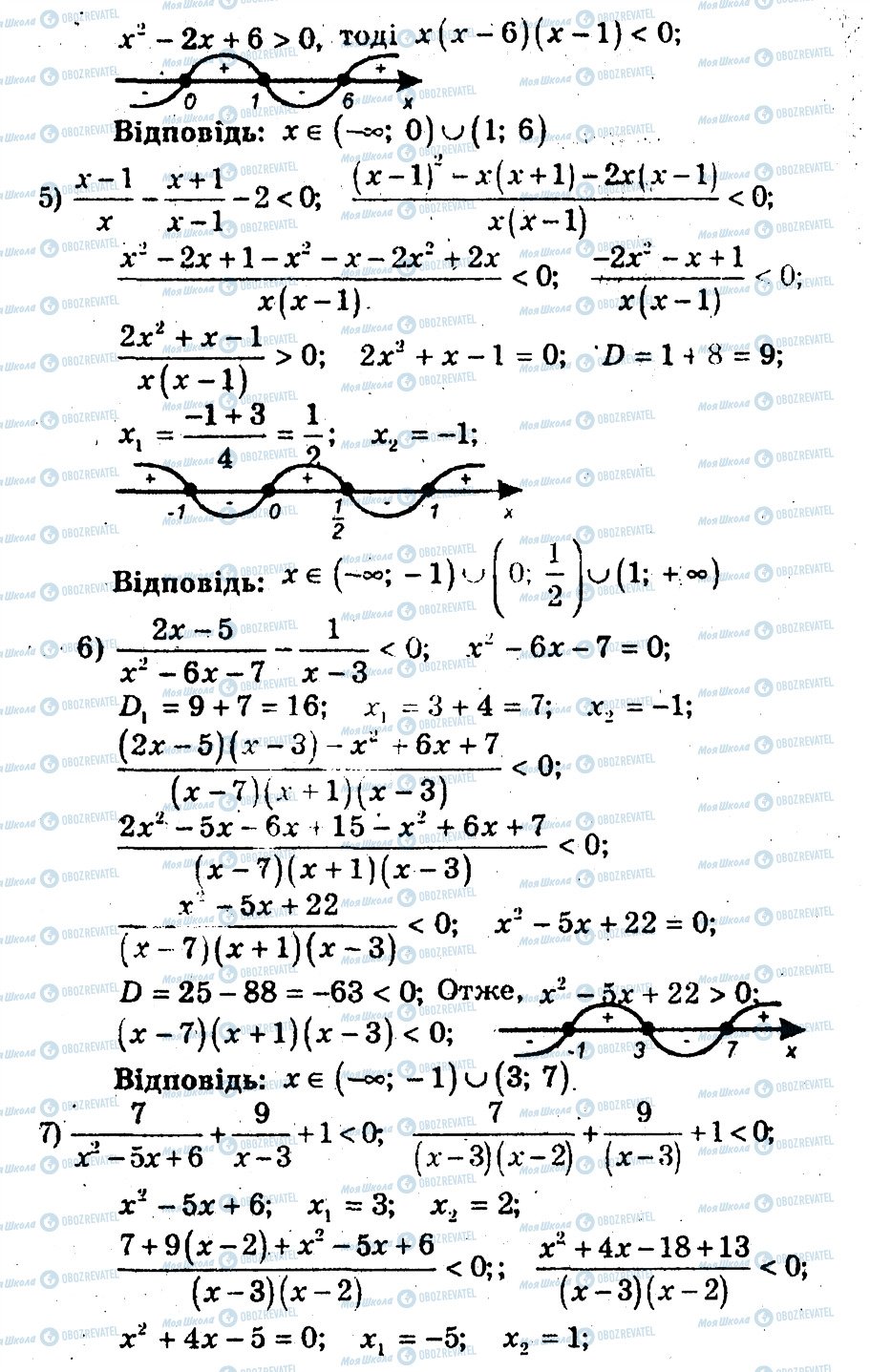 ГДЗ Алгебра 9 клас сторінка 9