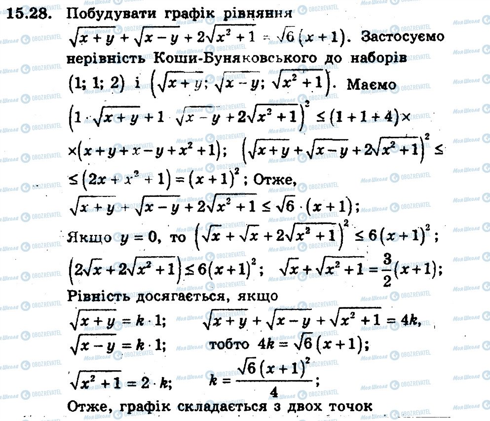 ГДЗ Алгебра 9 клас сторінка 28