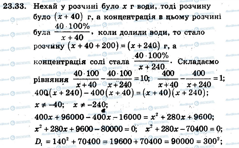 ГДЗ Алгебра 9 клас сторінка 33