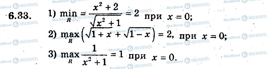 ГДЗ Алгебра 9 клас сторінка 33