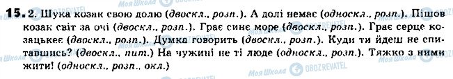 ГДЗ Українська мова 9 клас сторінка 15