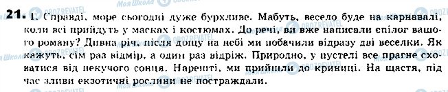 ГДЗ Укр мова 9 класс страница 21