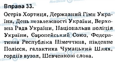ГДЗ Укр мова 9 класс страница 33