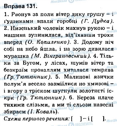 ГДЗ Українська мова 9 клас сторінка 131