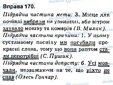 ГДЗ Укр мова 9 класс страница 170