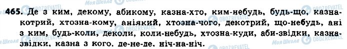 ГДЗ Українська мова 9 клас сторінка 465