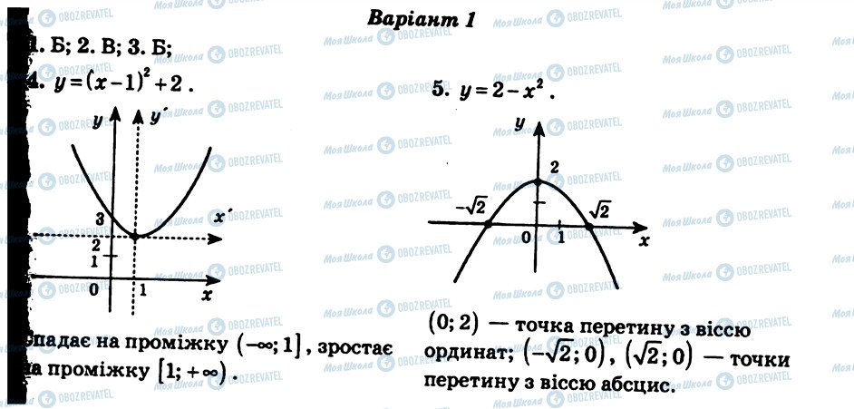 ГДЗ Алгебра 9 класс страница СР8