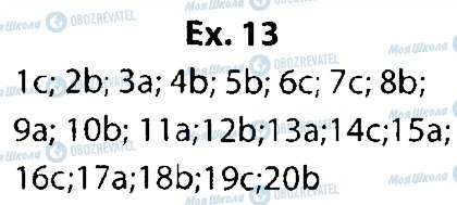 ГДЗ Английский язык 9 класс страница 13
