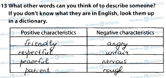 ГДЗ Англійська мова 9 клас сторінка 13