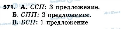ГДЗ Російська мова 9 клас сторінка 571