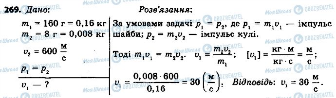 ГДЗ Фізика 9 клас сторінка 269