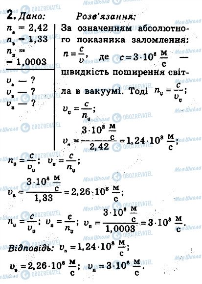 ГДЗ Физика 9 класс страница 2