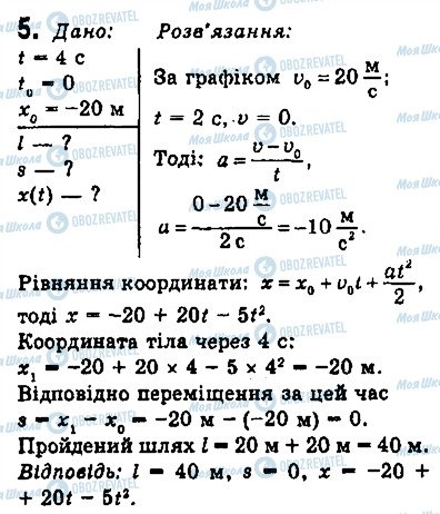 ГДЗ Физика 9 класс страница 5