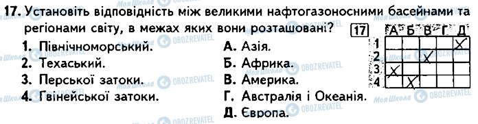 ГДЗ Географія 9 клас сторінка 17