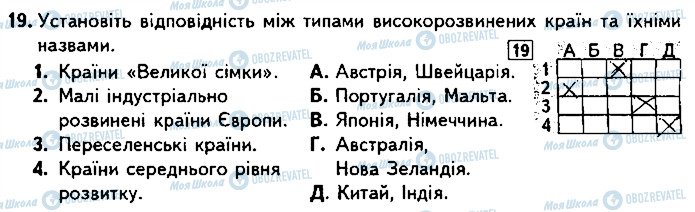 ГДЗ География 9 класс страница 19