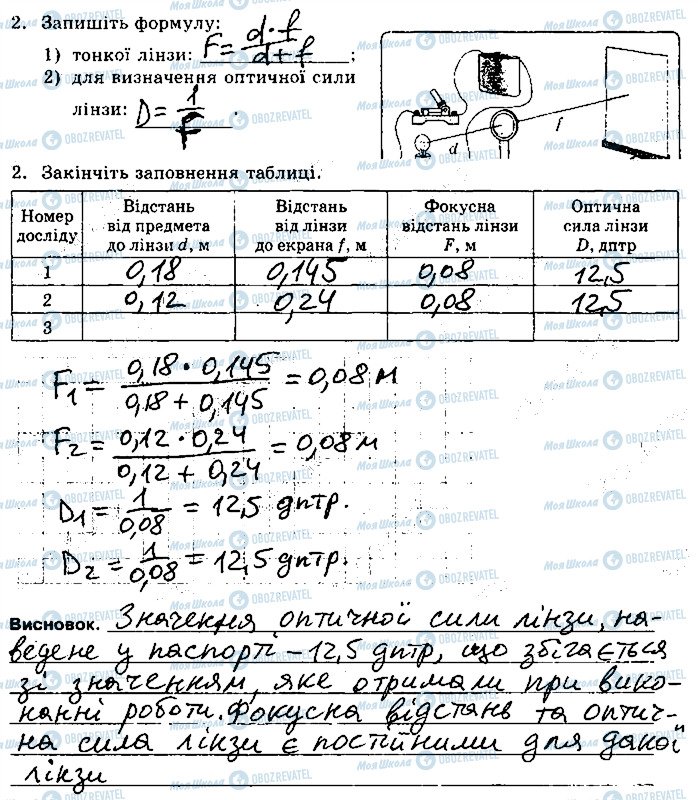 ГДЗ Физика 9 класс страница 2