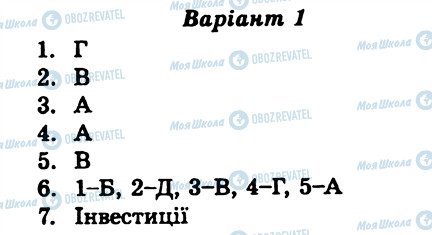 ГДЗ Географія 9 клас сторінка КР9