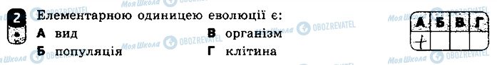 ГДЗ Біологія 9 клас сторінка 2