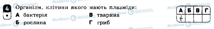 ГДЗ Біологія 9 клас сторінка 4