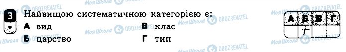 ГДЗ Біологія 9 клас сторінка 3