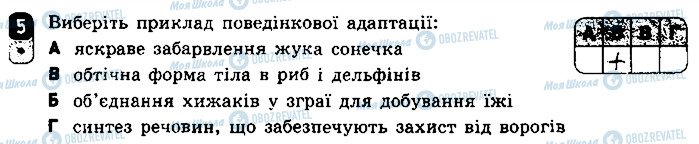 ГДЗ Біологія 9 клас сторінка 5