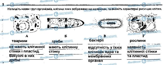 ГДЗ Біологія 9 клас сторінка 5