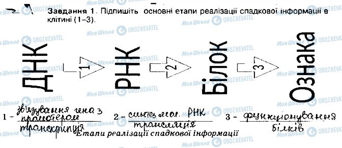 ГДЗ Біологія 9 клас сторінка ст51завд1