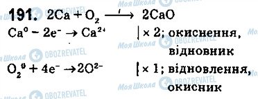 ГДЗ Хімія 9 клас сторінка 191