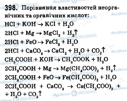 ГДЗ Химия 9 класс страница 398