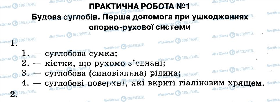 ГДЗ Биология 9 класс страница ПР1