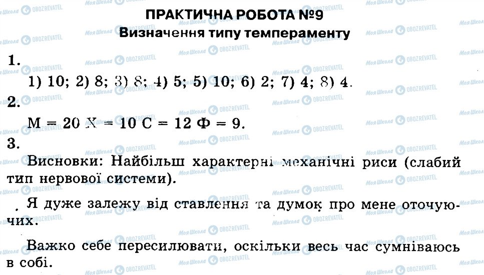 ГДЗ Биология 9 класс страница ПР9