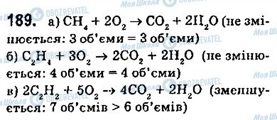 ГДЗ Хімія 9 клас сторінка 189