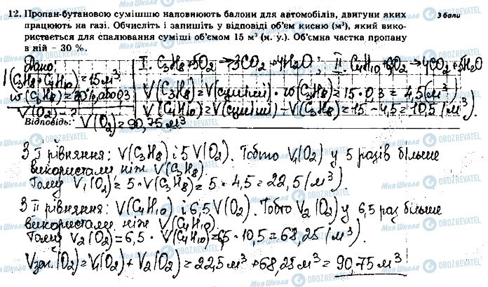 ГДЗ Химия 9 класс страница 12