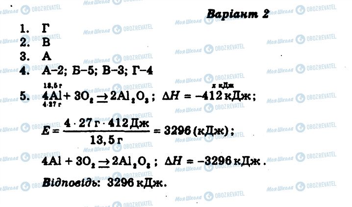 ГДЗ Хімія 9 клас сторінка СР4