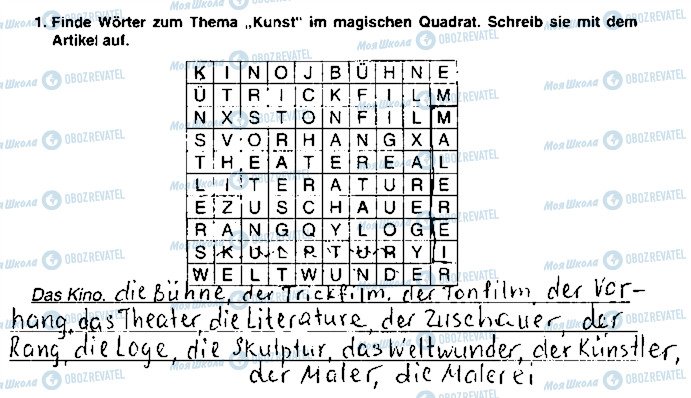 ГДЗ Німецька мова 9 клас сторінка ст27вп1