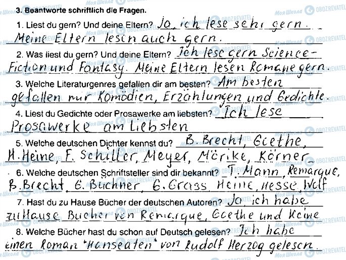 ГДЗ Німецька мова 9 клас сторінка ст35впр3
