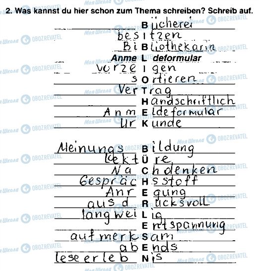 ГДЗ Немецкий язык 9 класс страница ст40впр2