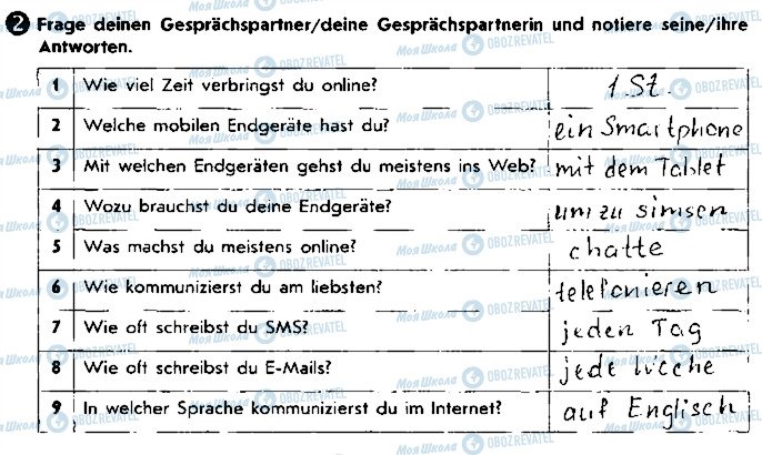 ГДЗ Німецька мова 9 клас сторінка ст49вп2