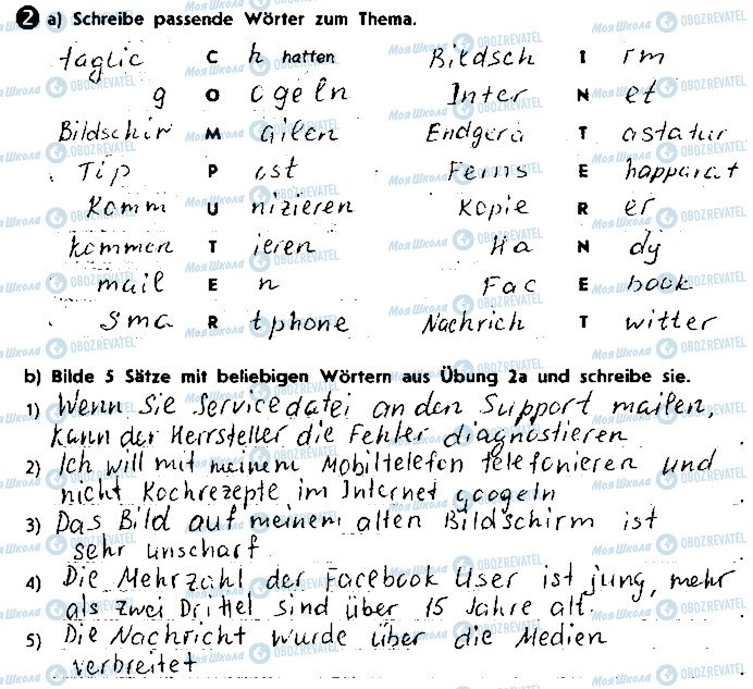 ГДЗ Німецька мова 9 клас сторінка ст53вп2