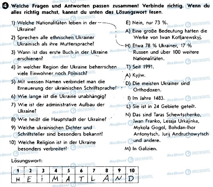 ГДЗ Немецкий язык 9 класс страница ст100вп4