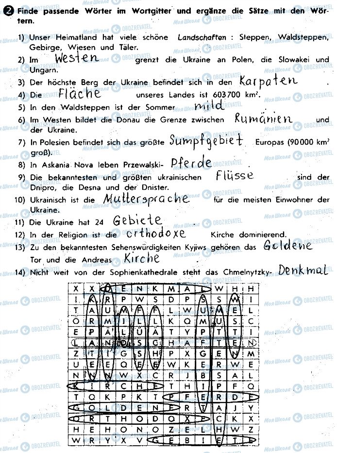 ГДЗ Німецька мова 9 клас сторінка ст106вп2