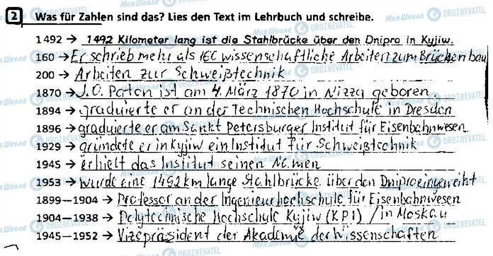 ГДЗ Немецкий язык 9 класс страница ст60впр2