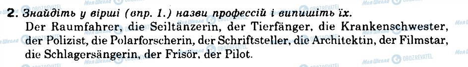 ГДЗ Німецька мова 9 клас сторінка 2