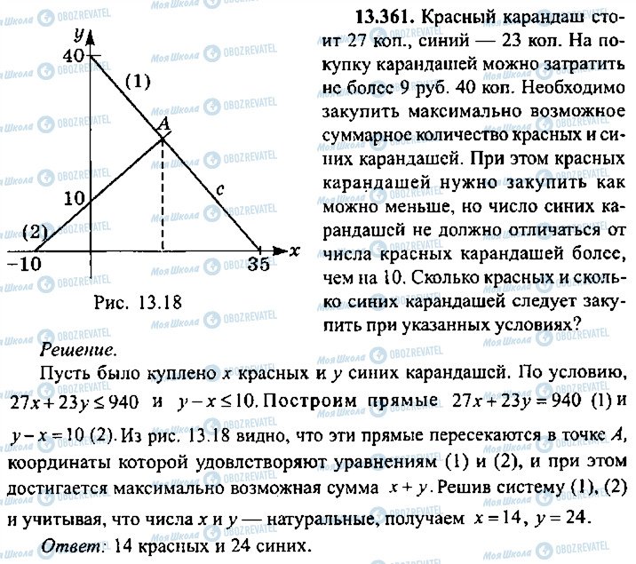 ГДЗ Алгебра 10 класс страница 361